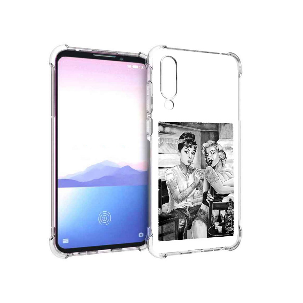 

Чехол MyPads Tocco для Meizu 16XS тату мастер (PT136345.89.637), Прозрачный, Tocco