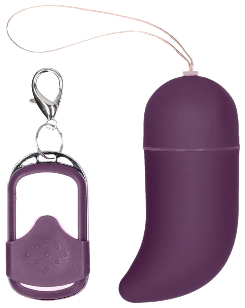 фото Фиолетовое виброяйцо medium wireless vibrating g-spot egg с пультом 7,5 см shots media bv