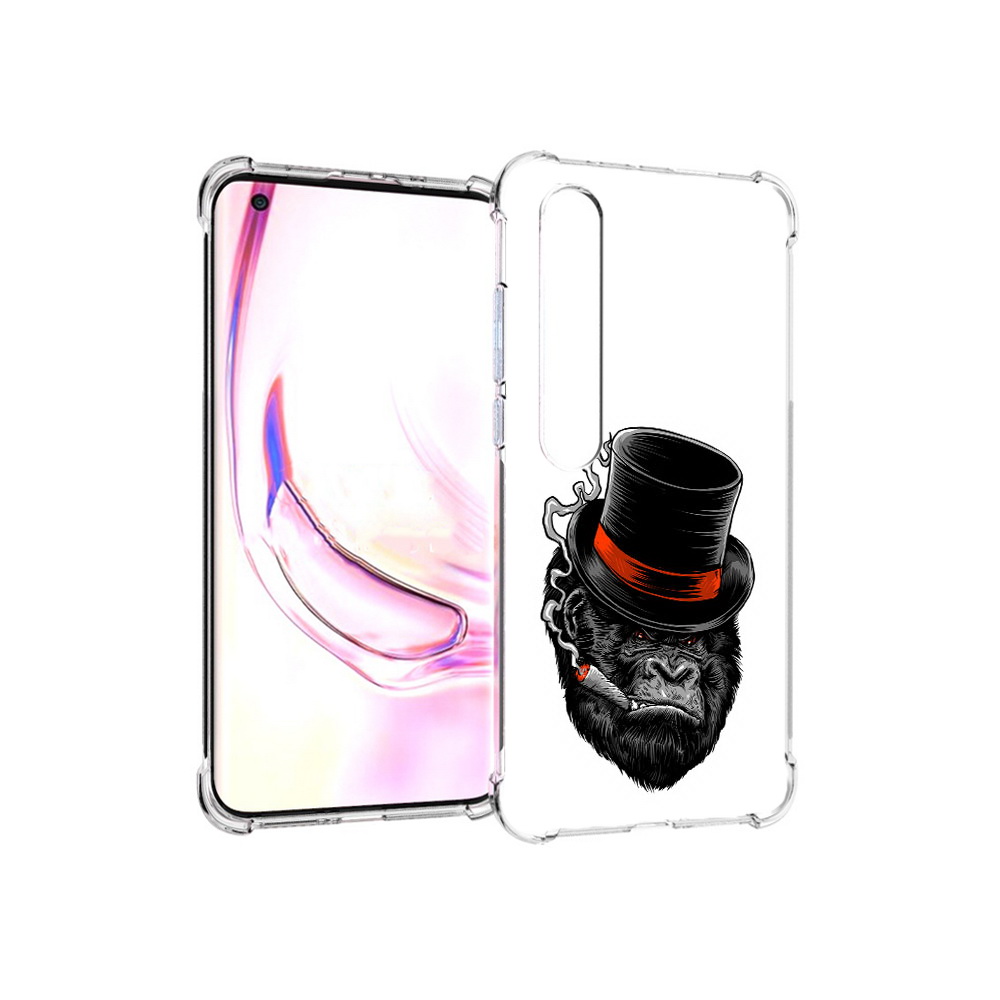 

Чехол MyPads Tocco для Xiaomi Mi 10 Pro дизайнерская горилла (PT144585.295.431), Прозрачный, Tocco