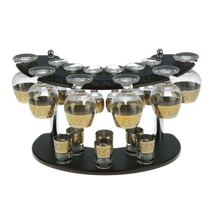 

Мини-бар 18 предметов коньяк, флоренция, темный 380/55/50 мл, Наборы Английская классика