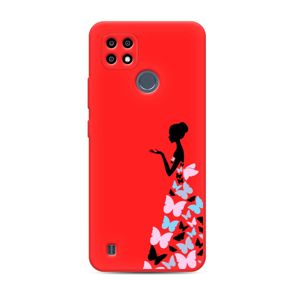 

Чехол Awog на Realme C21Y/C25Y "Платье из бабочек"