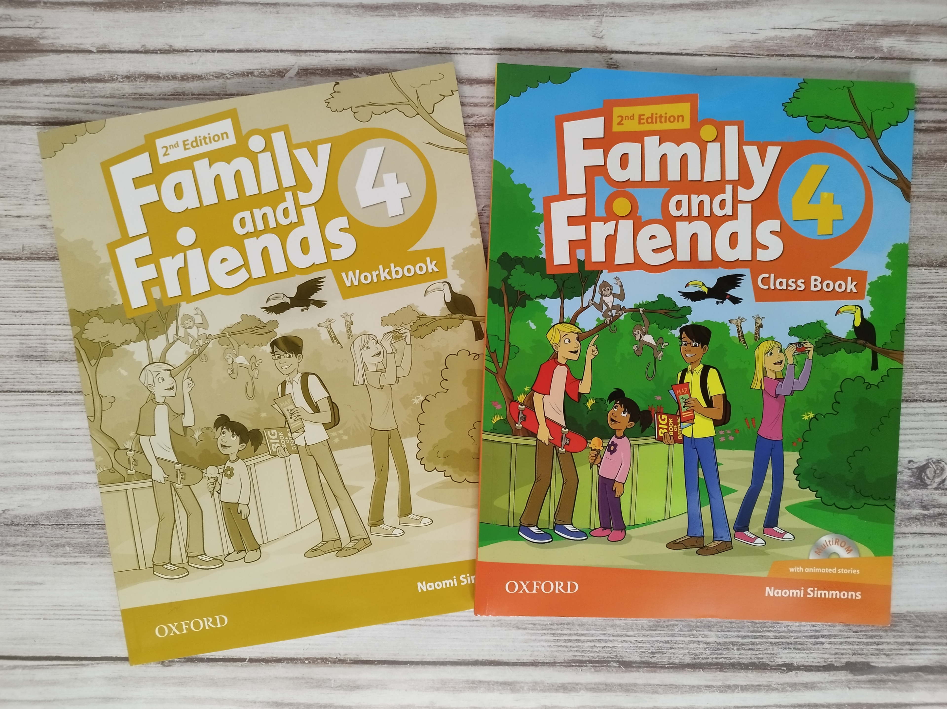 

Учебник+Тетрадь+CD Family and Friends 4