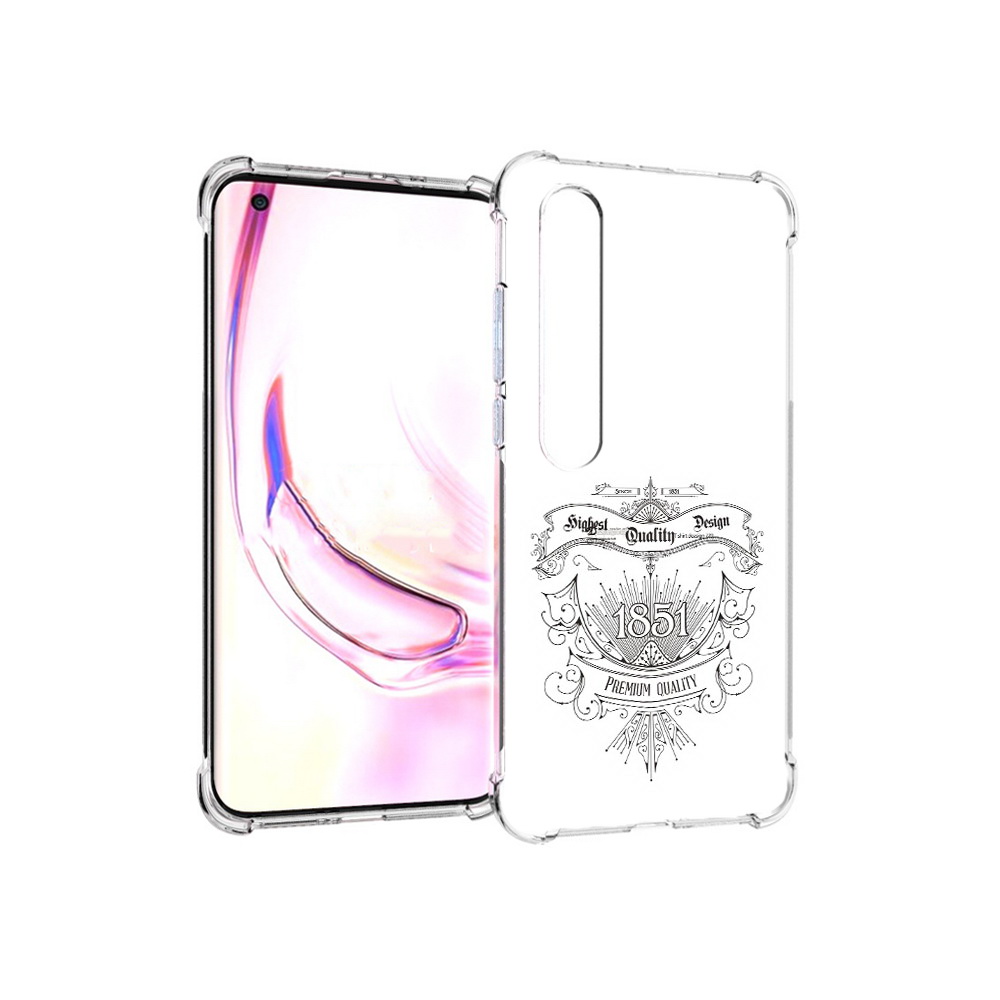 

Чехол MyPads Tocco для Xiaomi Mi 10 Pro логотип 1851 год (PT144585.295.444), Прозрачный, Tocco