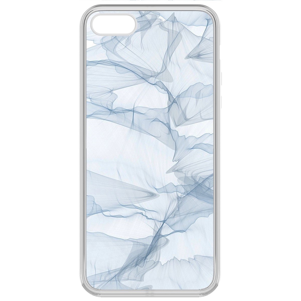 

Чехол-накладка Krutoff Clear Case Абстракт 10 для iPhone 5/5s, Прозрачный