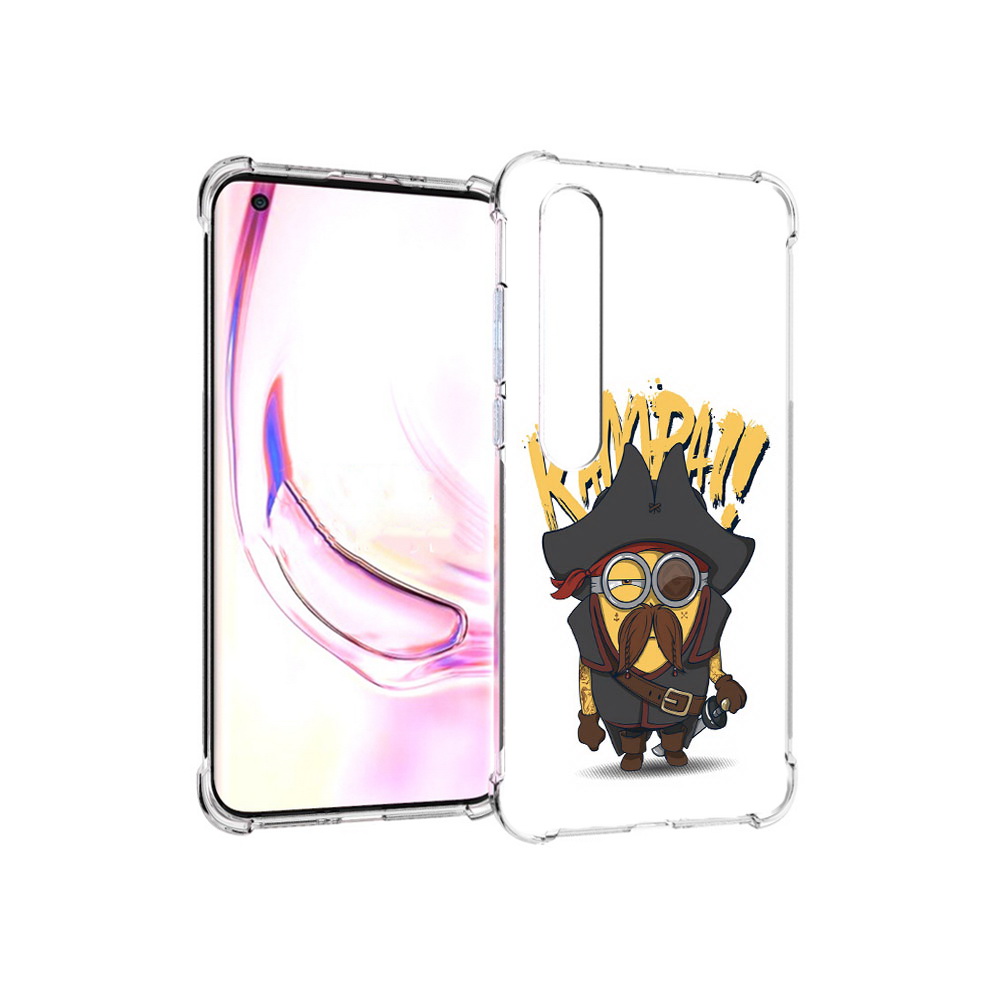 

Чехол MyPads Tocco для Xiaomi Mi 10 Pro миньон пират (PT144585.295.476), Прозрачный, Tocco
