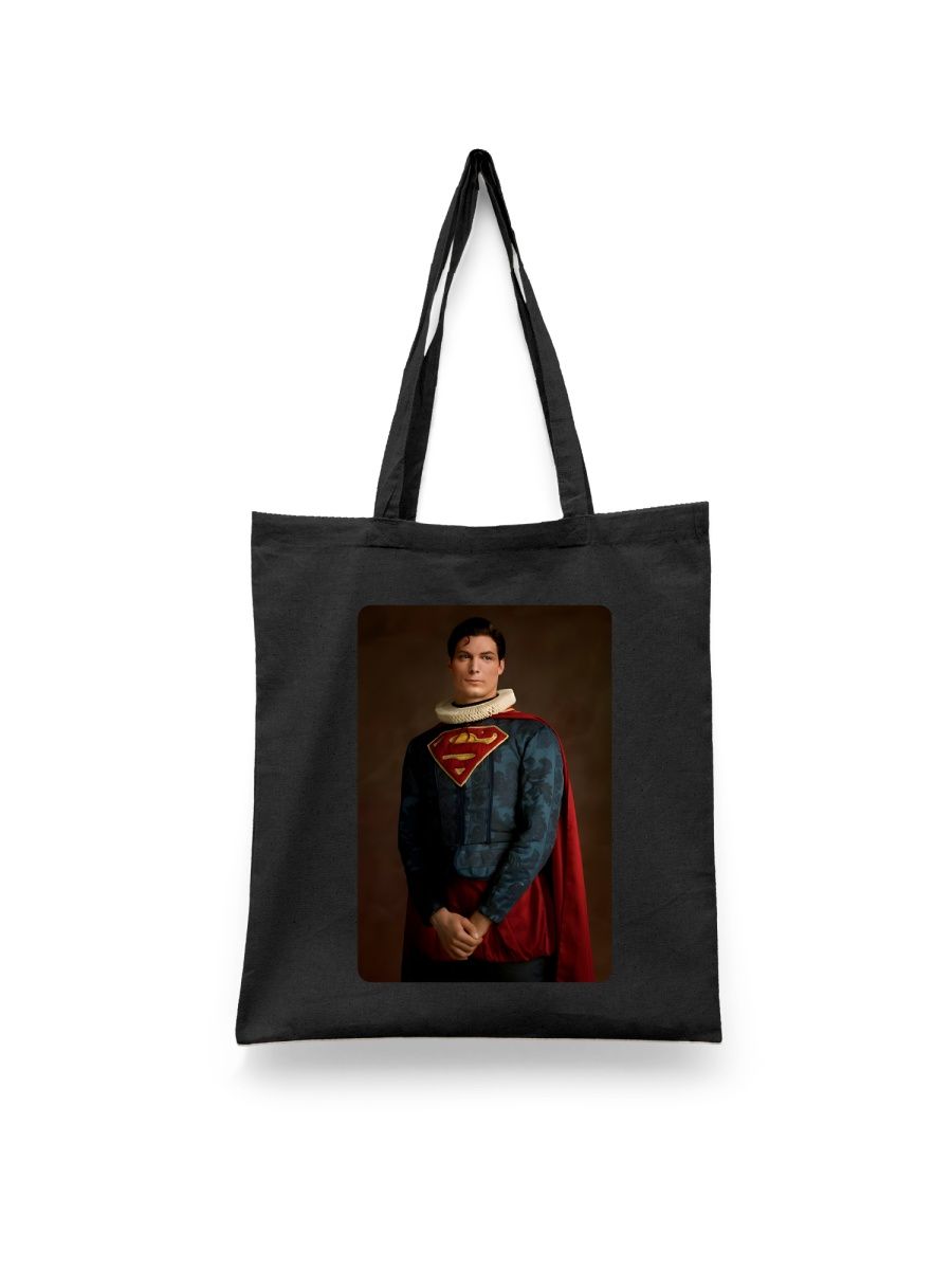 

Шоппер унисекс Каждому Своё Супермен/Superman STAT95, черный, Супермен/Superman STAT95