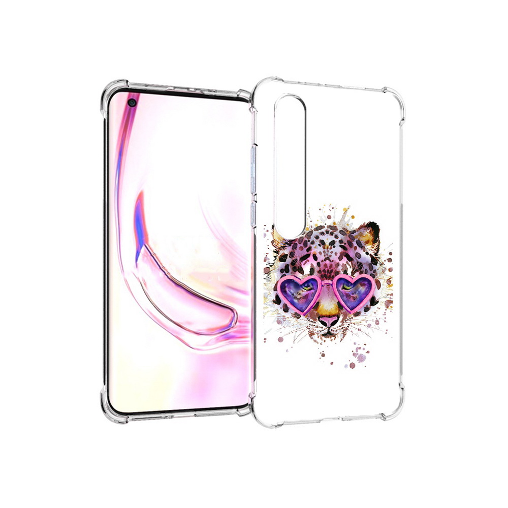 

Чехол MyPads Tocco для Xiaomi Mi 10 Pro модный леопард (PT144585.295.480), Прозрачный, Tocco