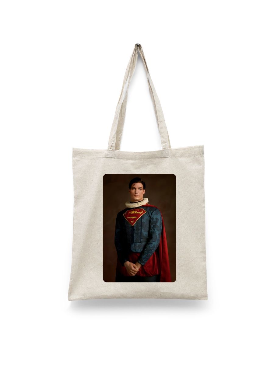 

Шоппер унисекс Каждому Своё Супермен/Superman STAT95, белый, Супермен/Superman STAT95