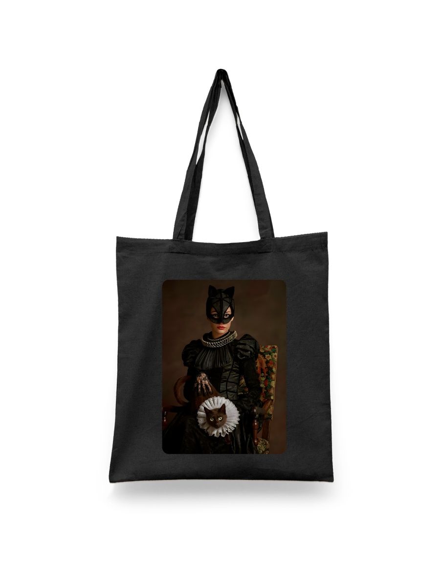 

Шоппер унисекс Каждому Своё Женщина Кошка/Catwoman STAT97, черный, Женщина Кошка/Catwoman STAT97