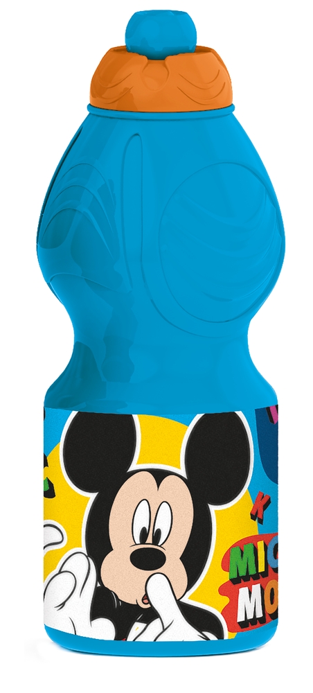 Бутылка детская спортивная Stor спорт Микки Маус 400 мл синяя