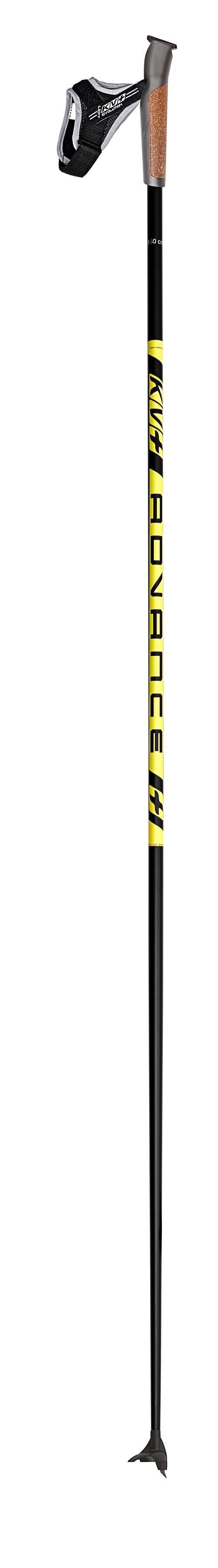 

Лыжные палки KV+ ADVANCE Clip cross country pole 23P009 150 cm, Черный, 23P009