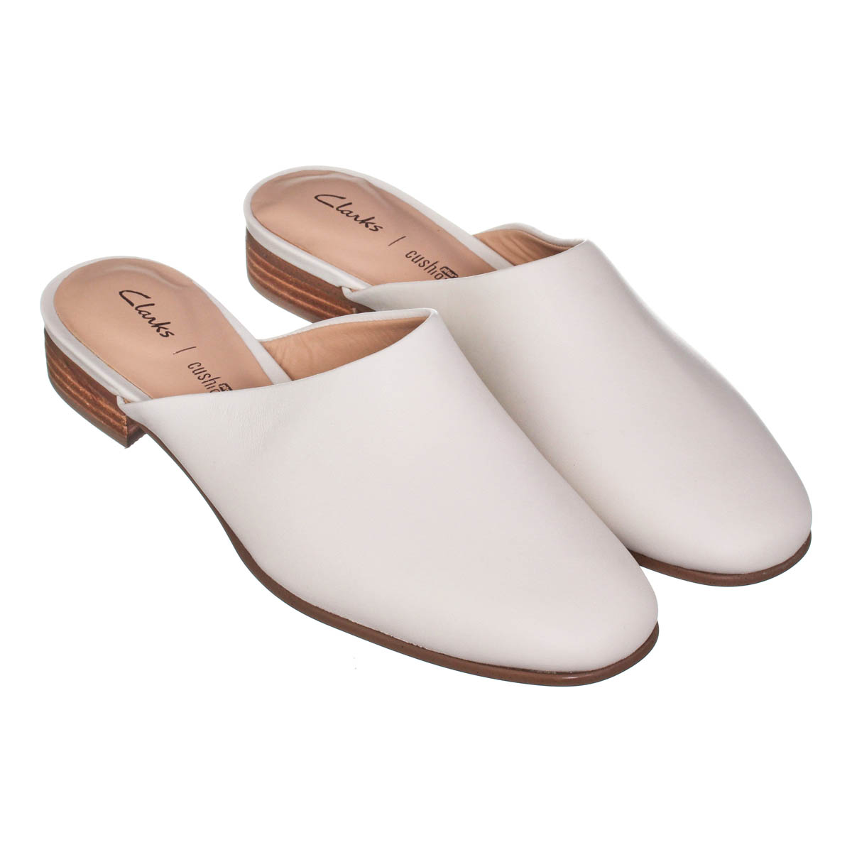 

Мюли женские Clarks Pure Blush белые 37 EU, Pure Blush