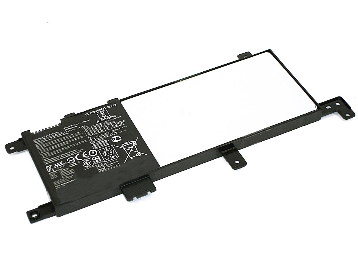 Аккумуляторная батарея для ноутбука Asus X542U (C21N1634) 7.6V 5000mAh