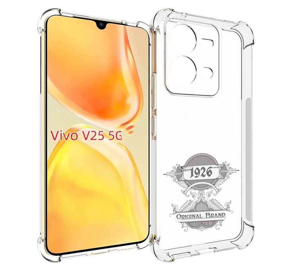 

Чехол MyPads логотип черно белый для Vivo V25 5G / V25e, Прозрачный, Tocco