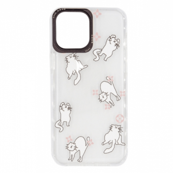 фото Чехол для iphone 12 mini tide case, cats nobrand