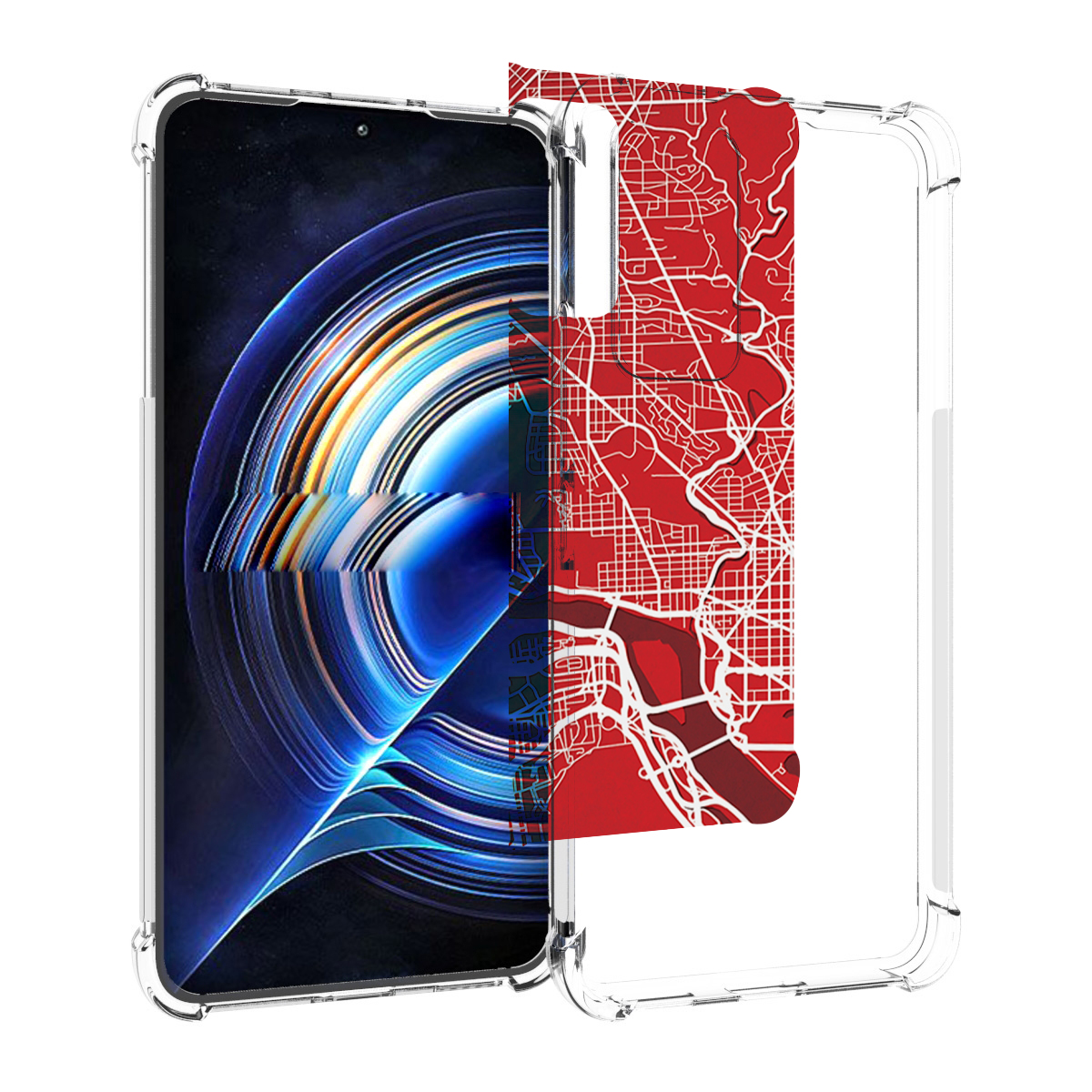 

Чехол MyPads векторная-карта для Tecno Camon 19 Neo, Прозрачный, Tocco