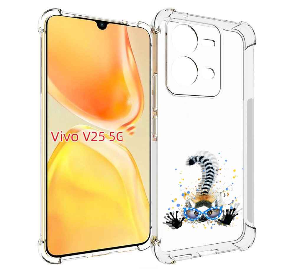 

Чехол MyPads лямур для Vivo V25 5G / V25e, Прозрачный, Tocco