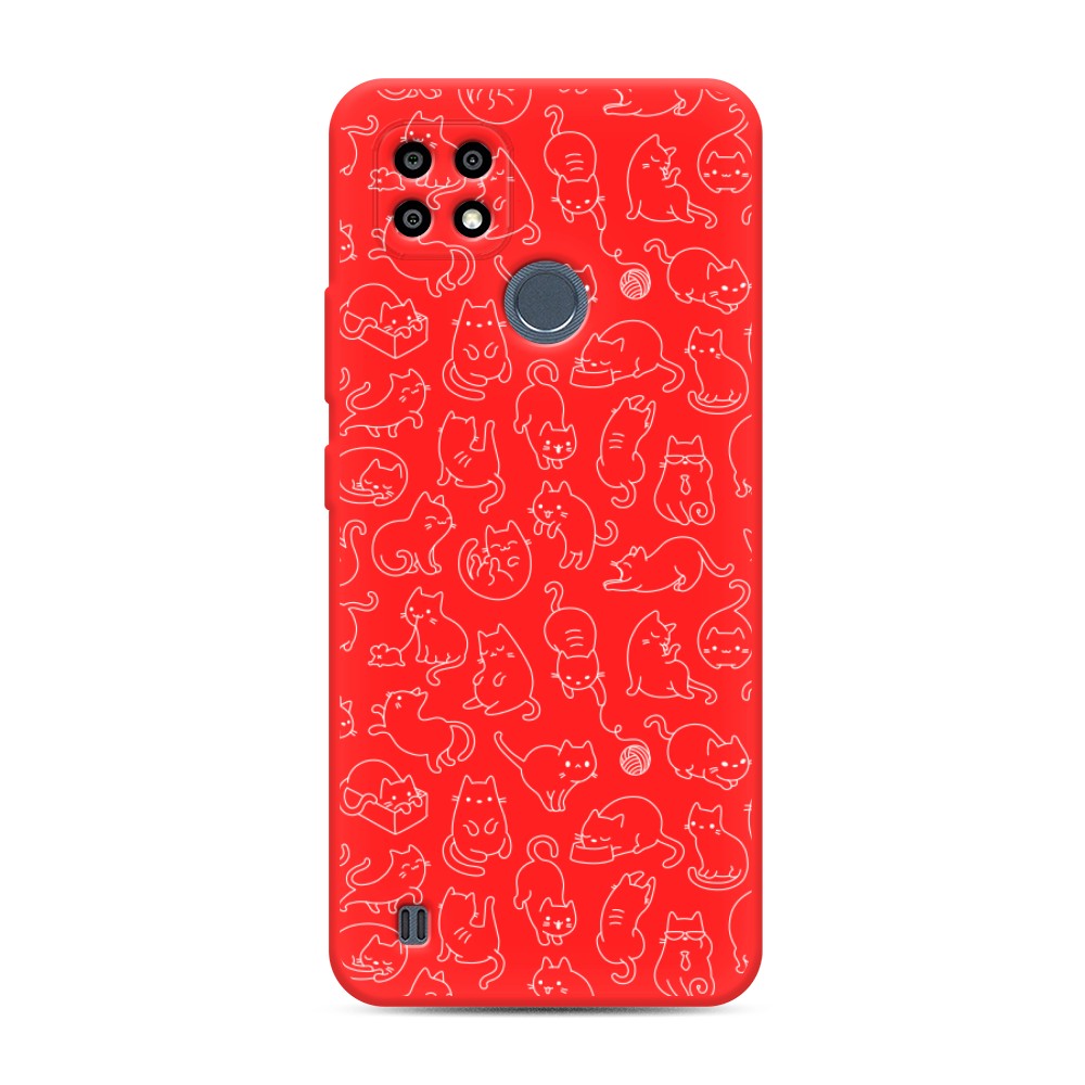 

Чехол Awog на Realme C21Y/C25Y "Шкодливые котики"