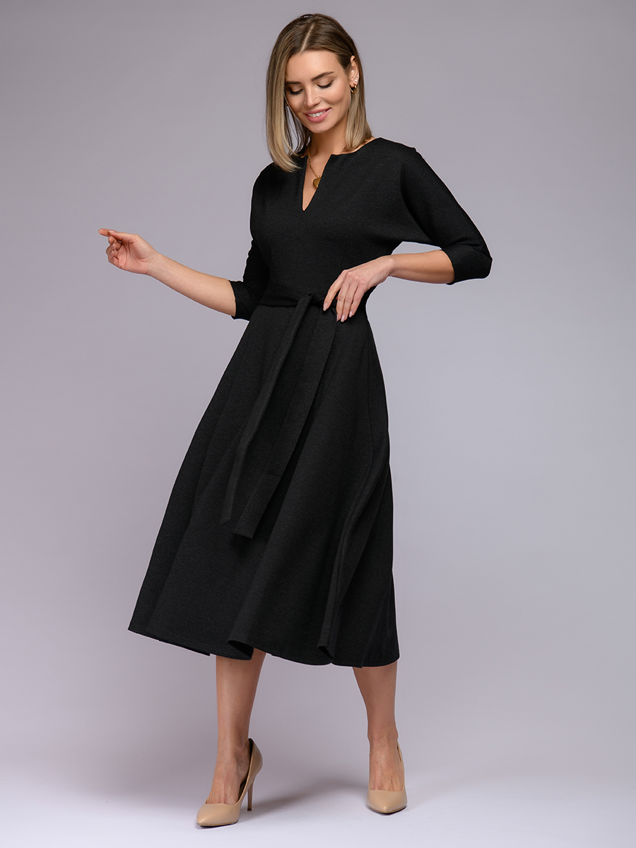 

Платье женское 1001dress 0122001-00860BB черное 50, 0122001-00860