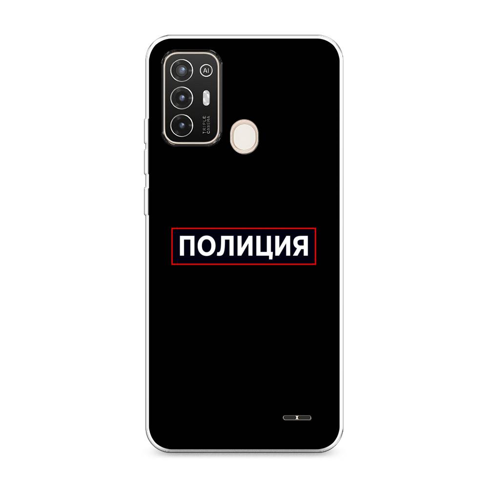

Чехол Awog на ZTE Blade A52 / ЗТЕ Блэйд A52 "Police logo", Разноцветный, 136250-5