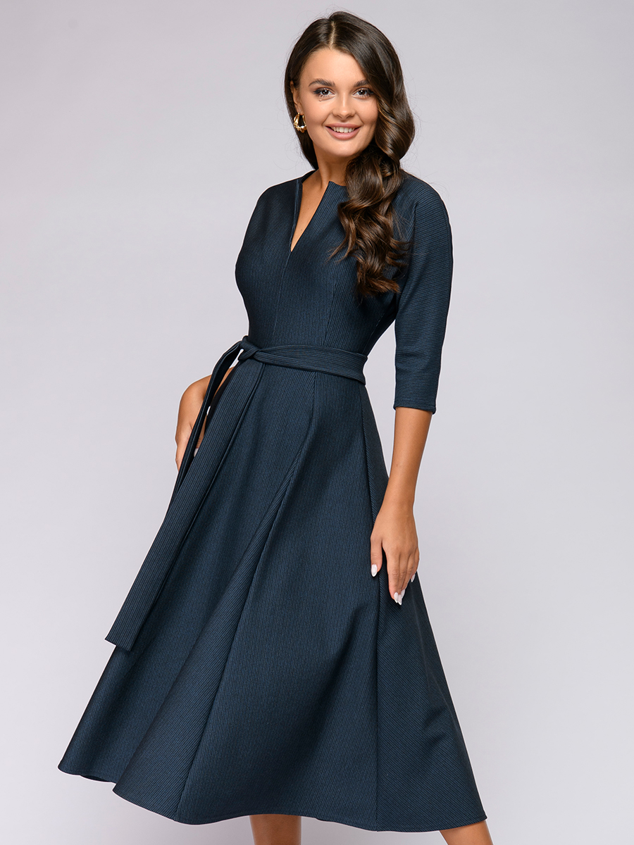 

Платье женское 1001dress 0122001-00860BB синее 40, 0122001-00860BB