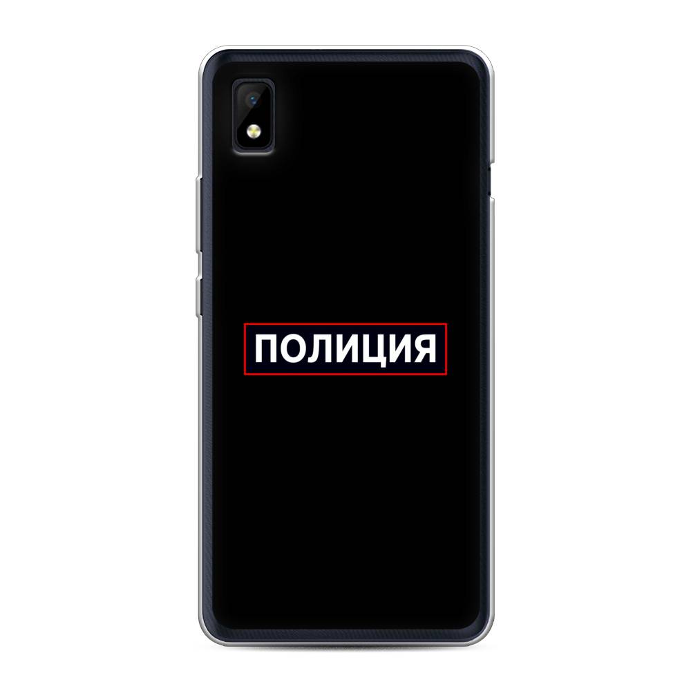 

Чехол Awog на ZTE Blade L210 / ЗТЕ Блэйд L210 "Police logo", Разноцветный, 134150-5