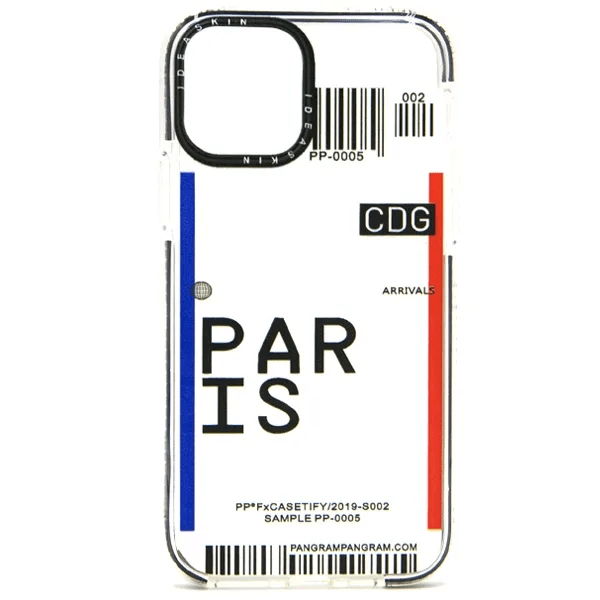 фото Чехол для iphone 12 mini tide case, paris nobrand