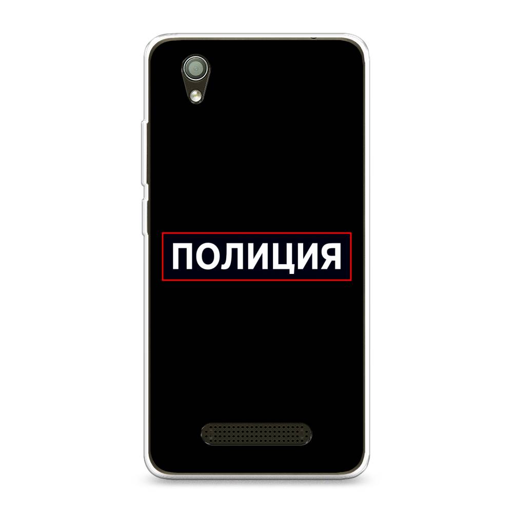 

Чехол Awog на ZTE Blade X3 / ЗТЕ Блэйд X3 "Police logo", Разноцветный, 130650-5