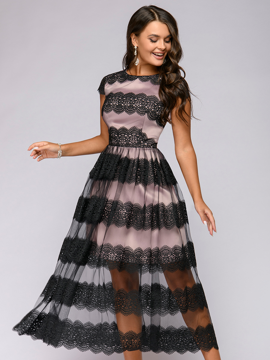 

Платье женское 1001dress 0122001-01281BS черное 40