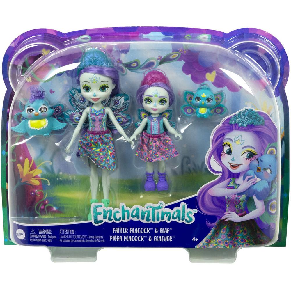 Кукла Enchantimals Mattel Сестрички с питомцами Пэттер и Пьера Павлина HCF83 сестрички не промах