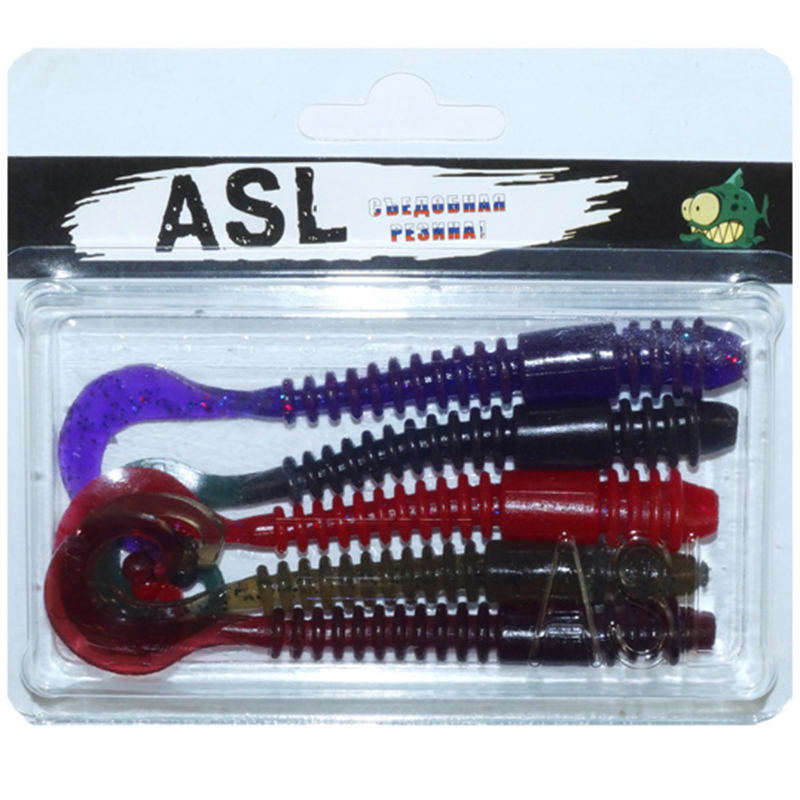 

Силиконовая приманка ASL Джим цв. mix 2 L-5см 12шт/уп, Джим