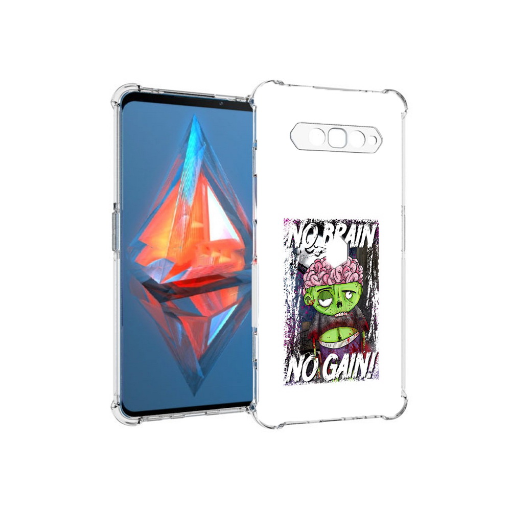 

Чехол MyPads Tocco для Xiaomi Black Shark 4 глупый зомби (PT162389.266.289), Прозрачный, Tocco