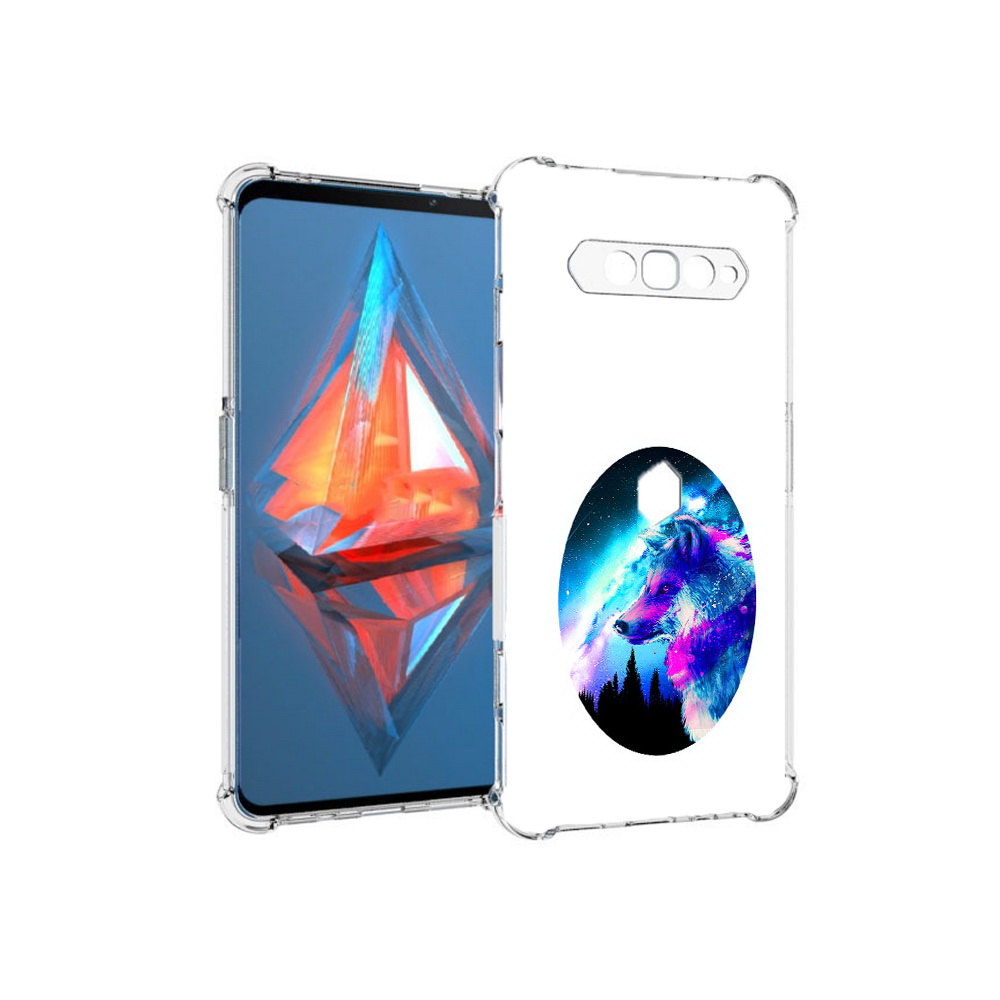 

Чехол MyPads Tocco для Xiaomi Black Shark 4 голубой волк (PT162389.266.293), Прозрачный, Tocco
