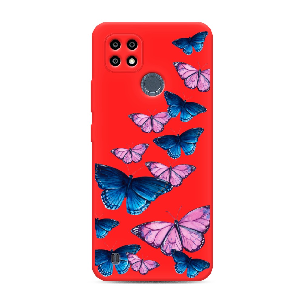 

Чехол Awog на Realme C21Y/C25Y "Полет бабочек"