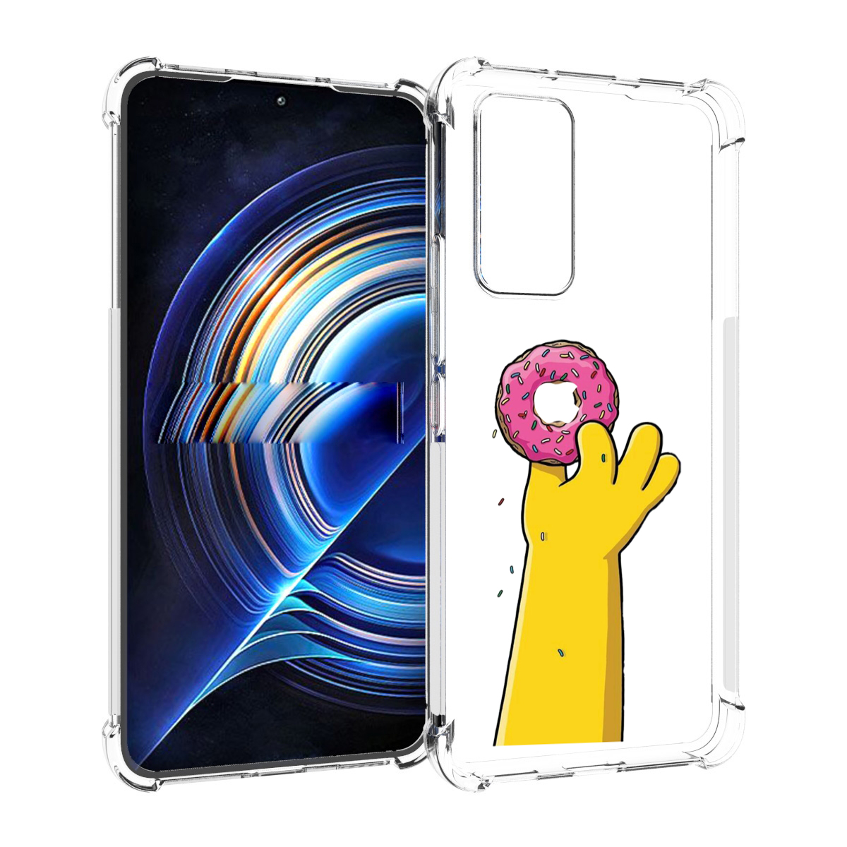 

Чехол MyPads вкусный-пончик для Tecno Camon 19 Neo, Прозрачный, Tocco