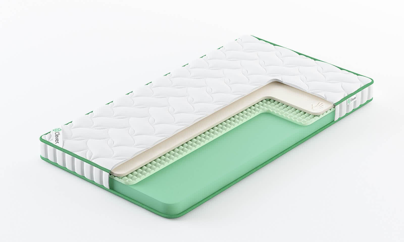 

Матрас Clever Fit Lite 115x150, Белый, FIT LITE