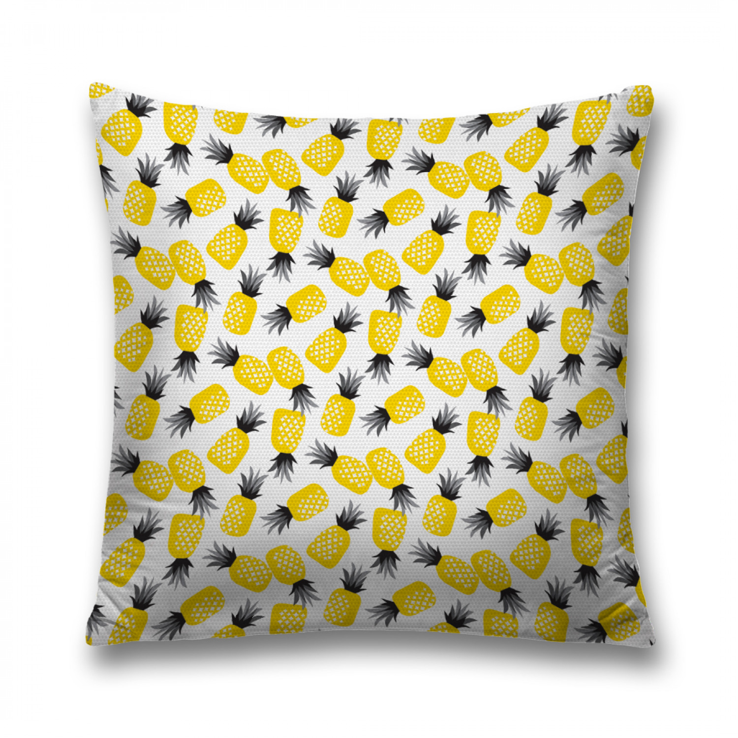 

Наволочка декоративная JoyArty "Солнечные ананасы" на молнии, 45x45 см, Желтый, Солнечные ананасы