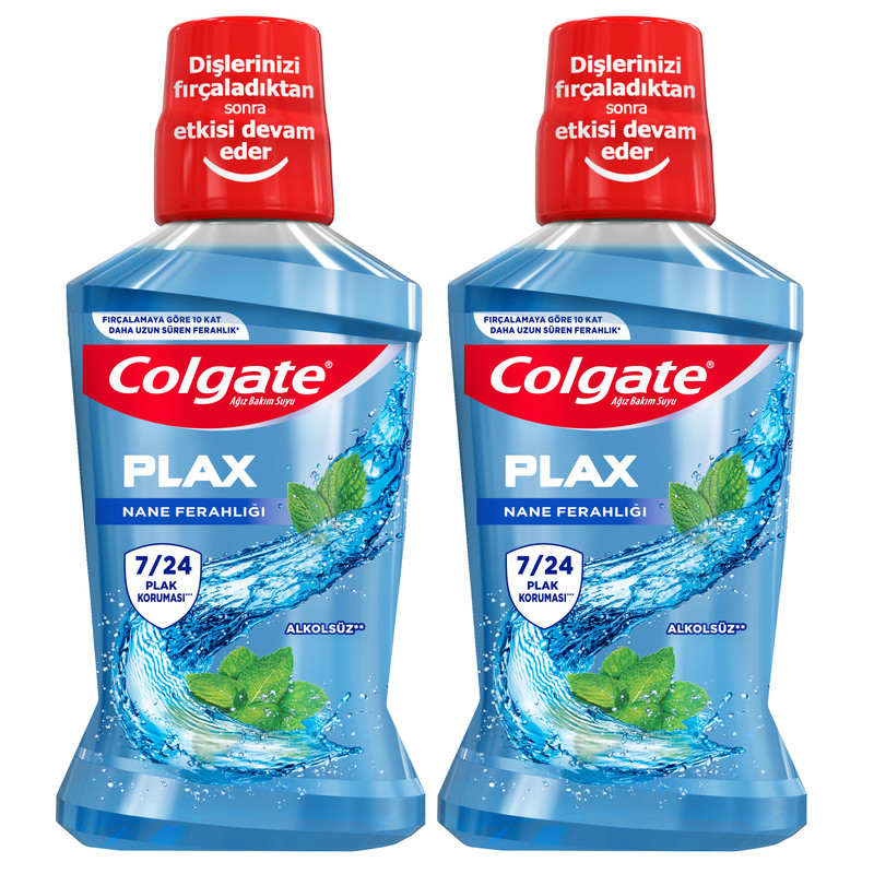 Комплект Ополаскиватель для полости рта Colgate Plax Освежающая мята 250 мл х 2 шт