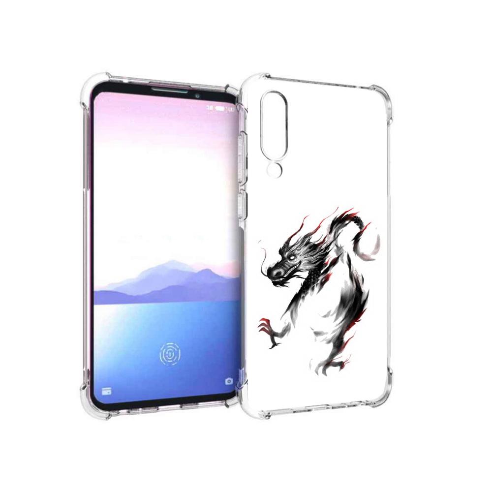 

Чехол MyPads Tocco для Meizu 16XS черный дракон (PT136345.89.690), Прозрачный, Tocco