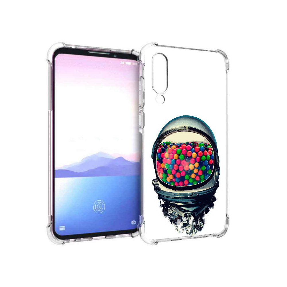 

Чехол MyPads Tocco для Meizu 16XS шлем космонавта (PT136345.89.700), Прозрачный, Tocco