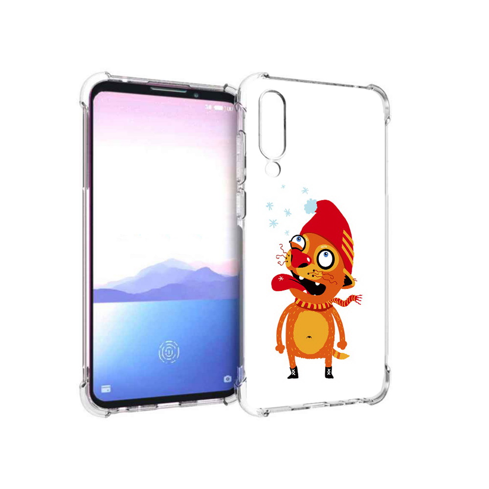 

Чехол MyPads Tocco для Meizu 16XS Зимний кот (PT136345.89.88), Прозрачный, Tocco