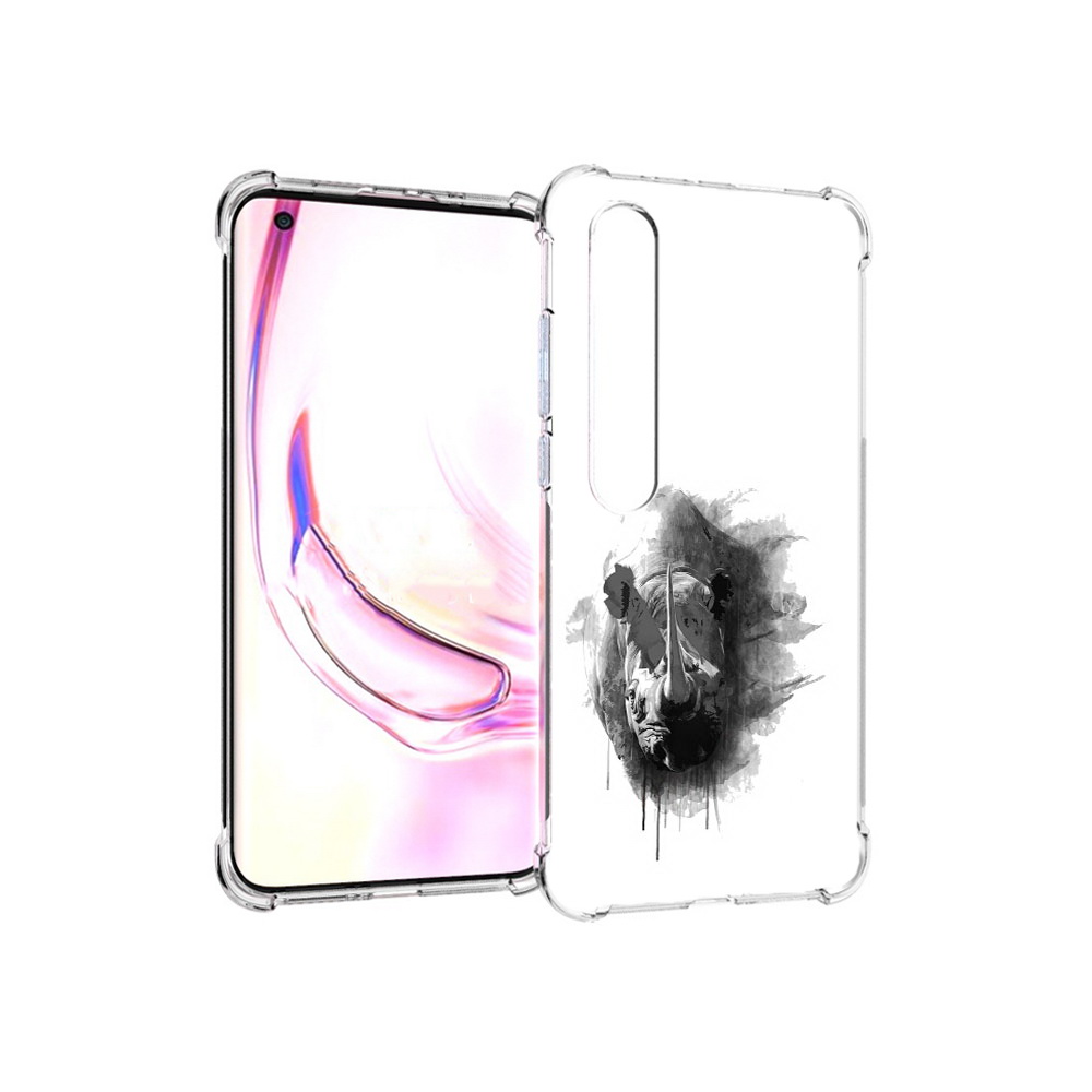 

Чехол MyPads Tocco для Xiaomi Mi 10 Pro носорог (PT144585.295.523), Прозрачный, Tocco