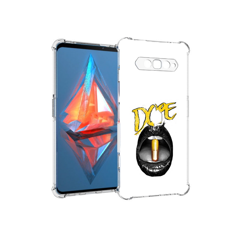

Чехол MyPads Tocco для Xiaomi Black Shark 4 губы (PT162389.266.303), Прозрачный, Tocco