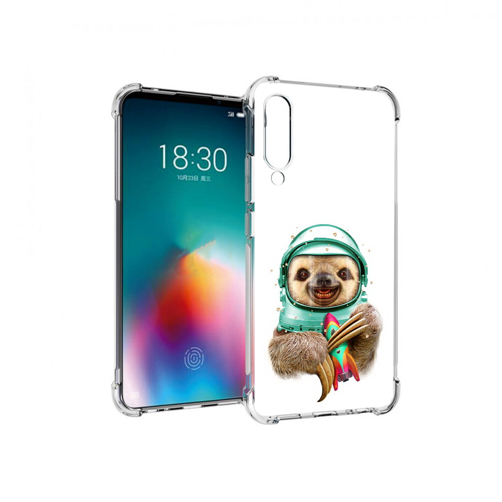 

Чехол MyPads Tocco для Meizu 16T Ленивец астронавт (PT144619.90.104), Прозрачный, Tocco