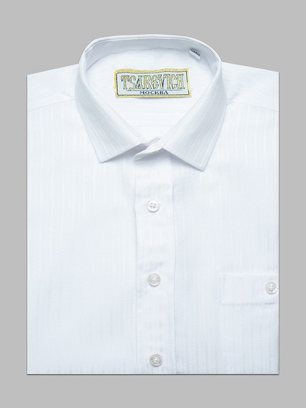 Рубашка детская Tsarevich Vizart 11-K, белый, 152