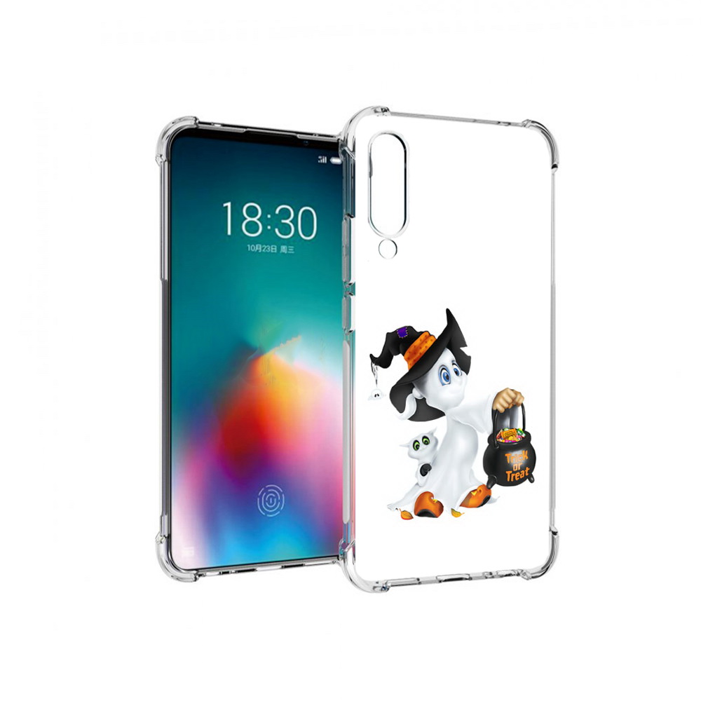 

Чехол MyPads Tocco для Meizu 16T Маленький призрак (PT144619.90.113), Прозрачный, Tocco