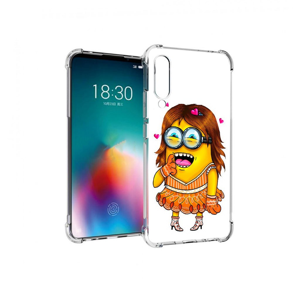

Чехол MyPads Tocco для Meizu 16T Миньон девочка (PT144619.90.116), Прозрачный, Tocco