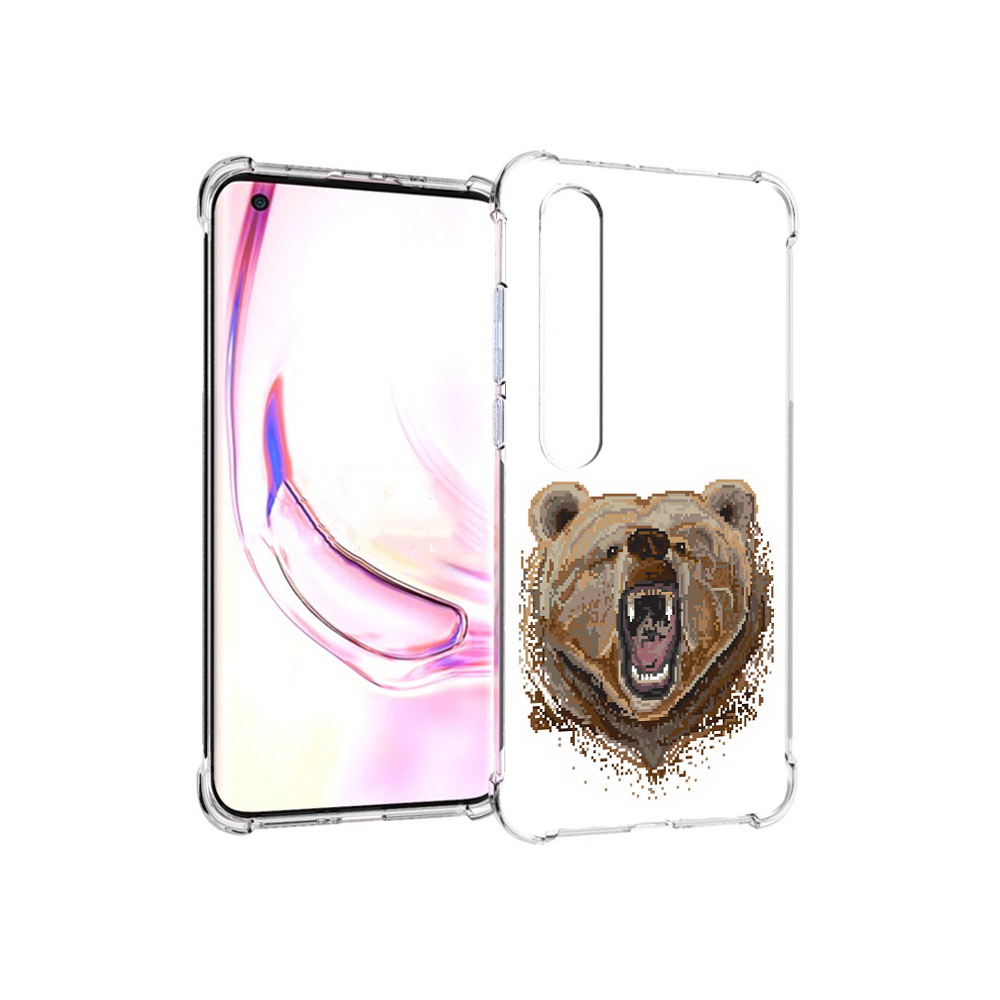 

Чехол MyPads Tocco для Xiaomi Mi 10 Pro пиксельный медведь (PT144585.295.539), Прозрачный, Tocco
