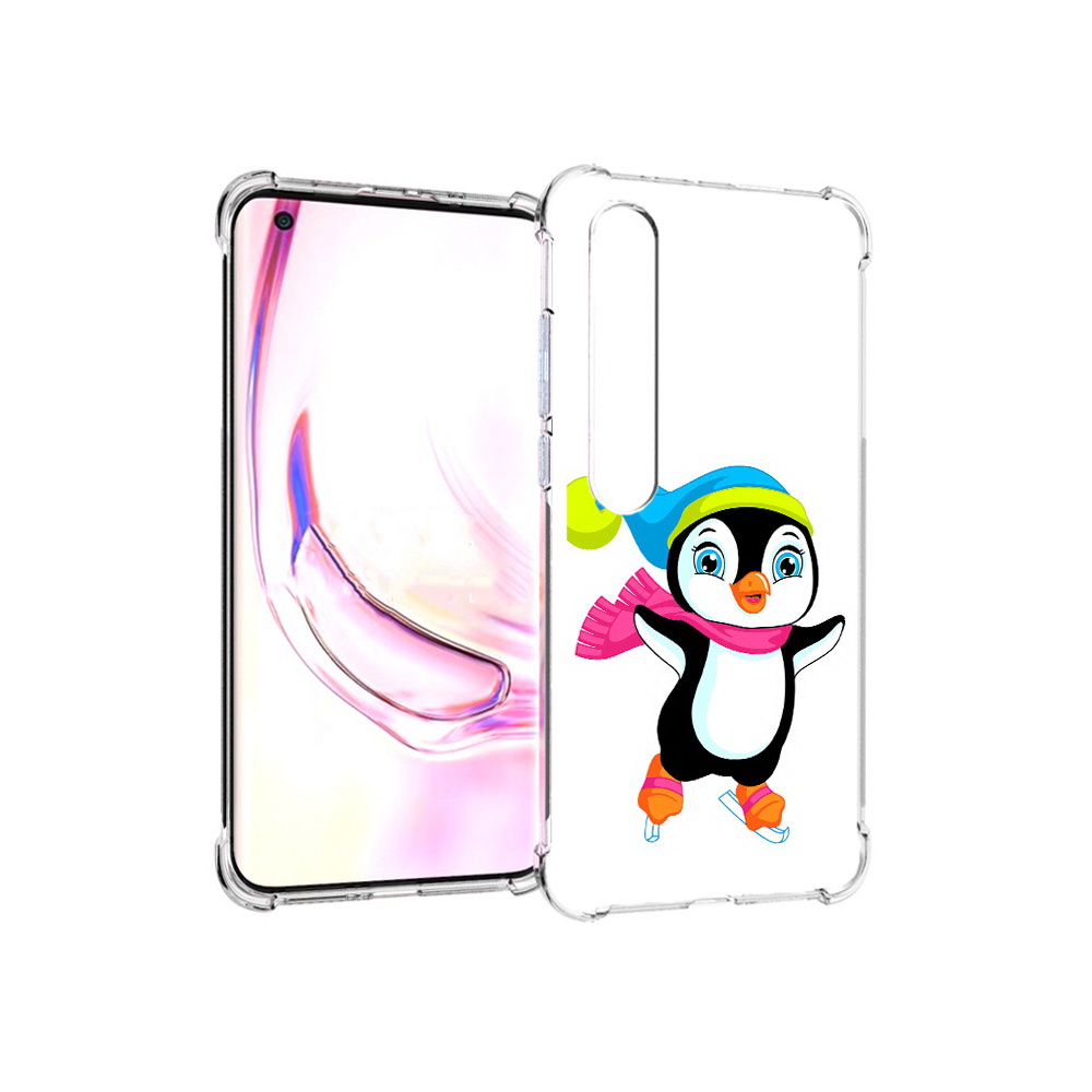 

Чехол MyPads Tocco для Xiaomi Mi 10 Pro пингвин на коньках (PT144585.295.540), Прозрачный, Tocco