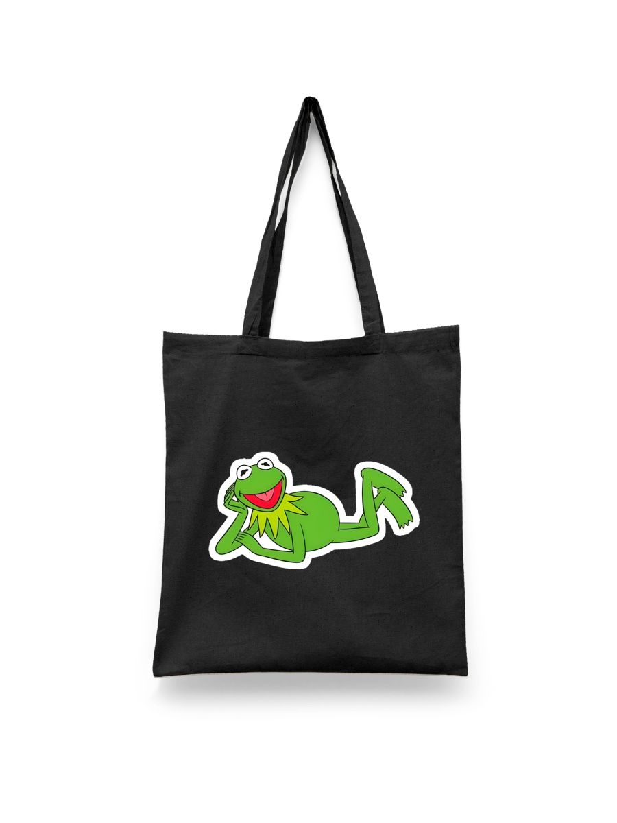 

Шоппер унисекс Каждому Своё Лягушонок Кермит/Kermit the Frog PRKR3, черный, Лягушонок Кермит/Kermit the Frog PRKR3